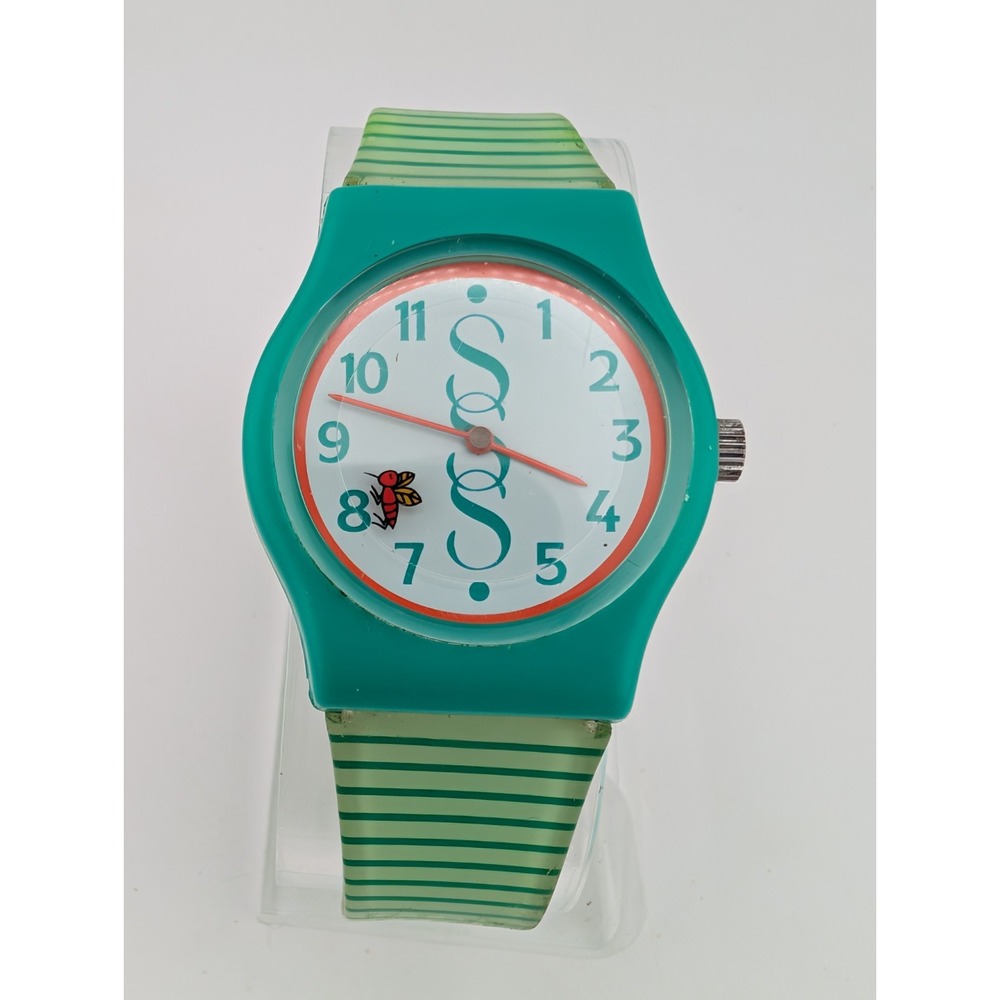 Vtg 1997 Avon Skin-So-Soft Bug Guard Watch 34mm Case- New Battery